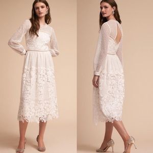 BHLDN Edina Floral Dot Bridal Dress